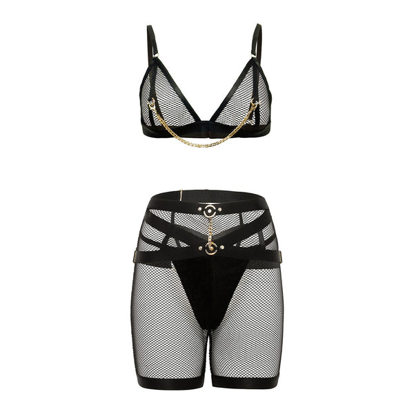Oh La La Cheri Tomgirl Biker Short & Bra Set