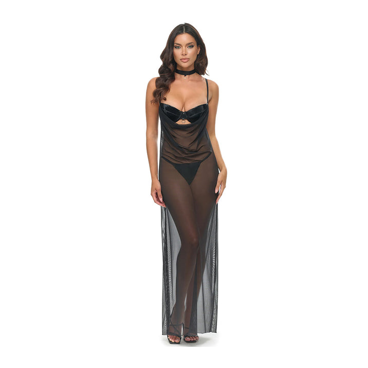 Oh La La Cheri Tory Sheer Gown Dress Set