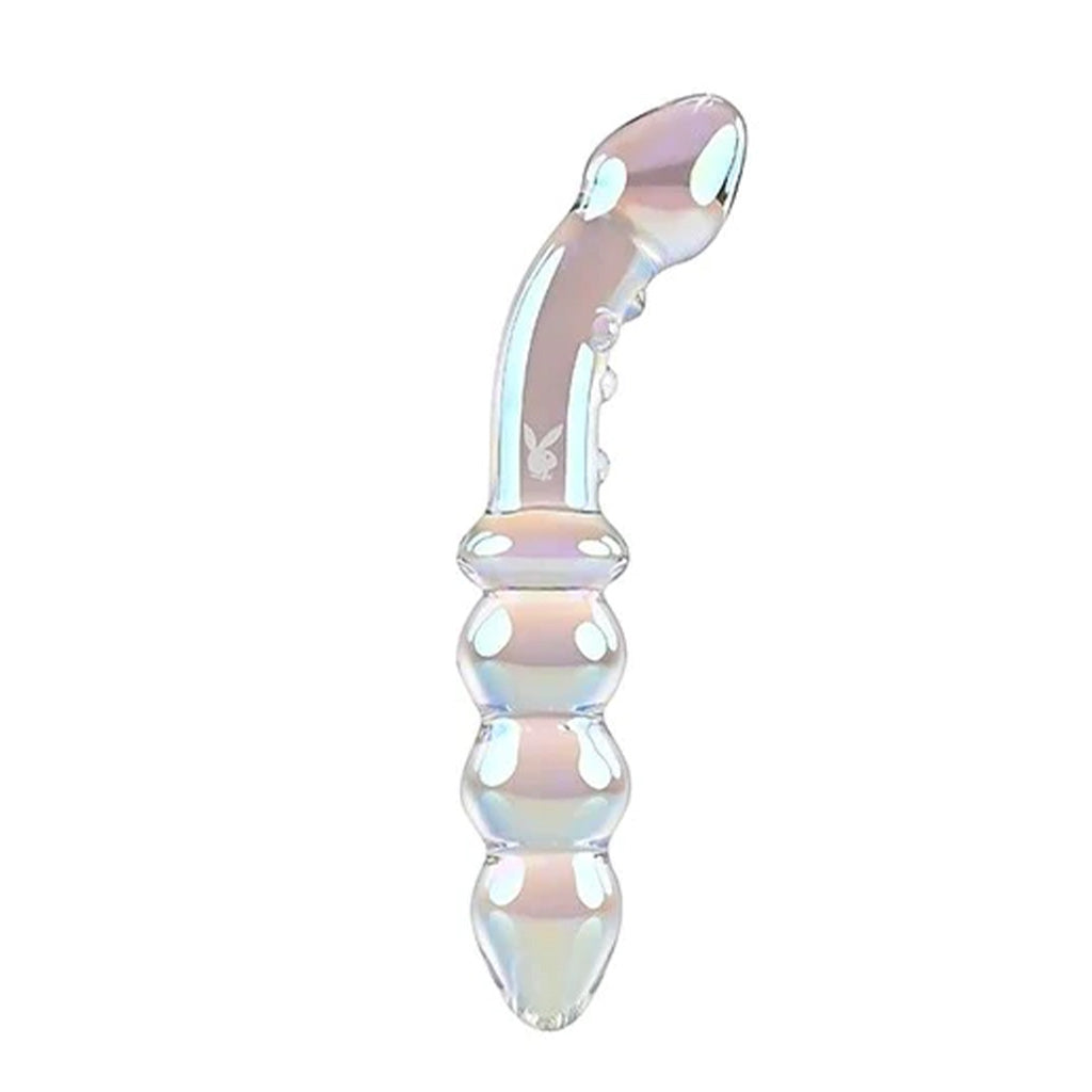 Playboy Pleasure Jewels Glass Double Ended Dildo