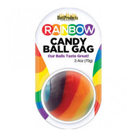 Rainbow Candy Ball Gag