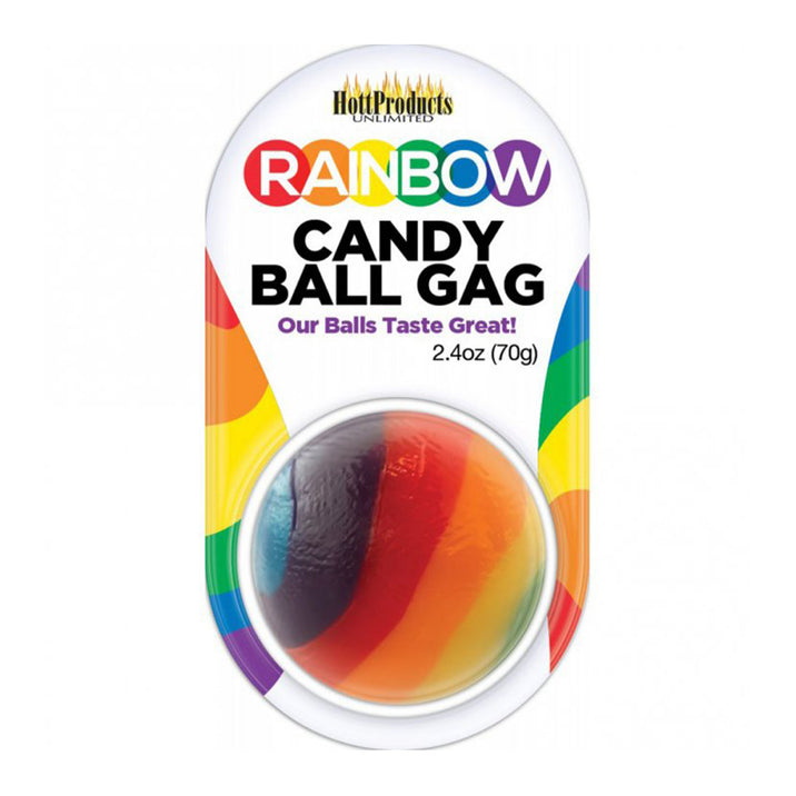 Rainbow Candy Ball Gag