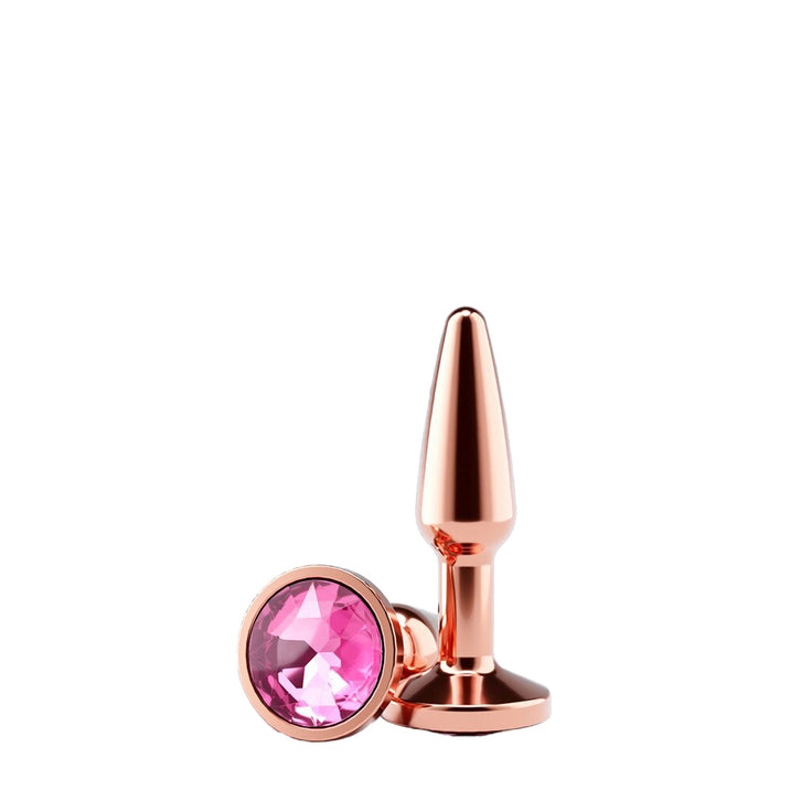 Rear Assets Rose Gold Tapered Metal Plug
