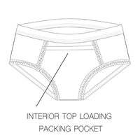 RodeoH Brief Top Load Packing Underwear Grey