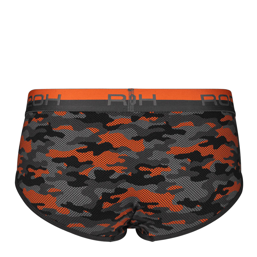 RodeoH Brief Top Load Packing Underwear Orange Camo