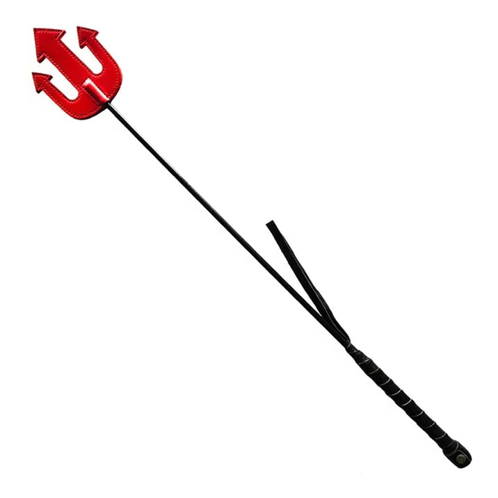 Rouge Leather Devil Riding Crop