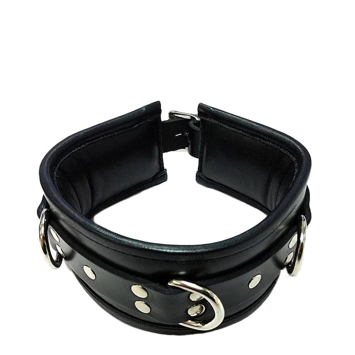 Rouge Padded Leather Collar