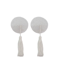 Round Sequin Pasties with White Tassel