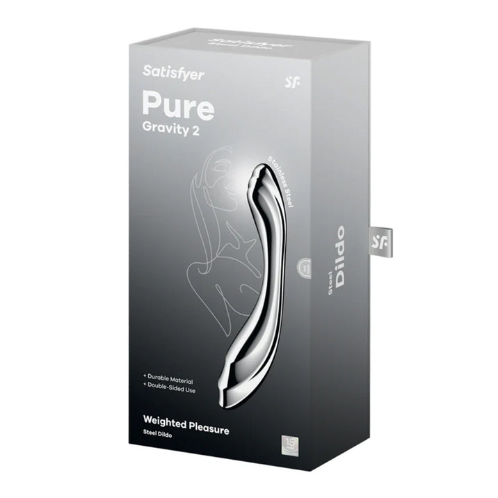 Satisfyer Pure Gravity 2 Stainless Steel Dildo