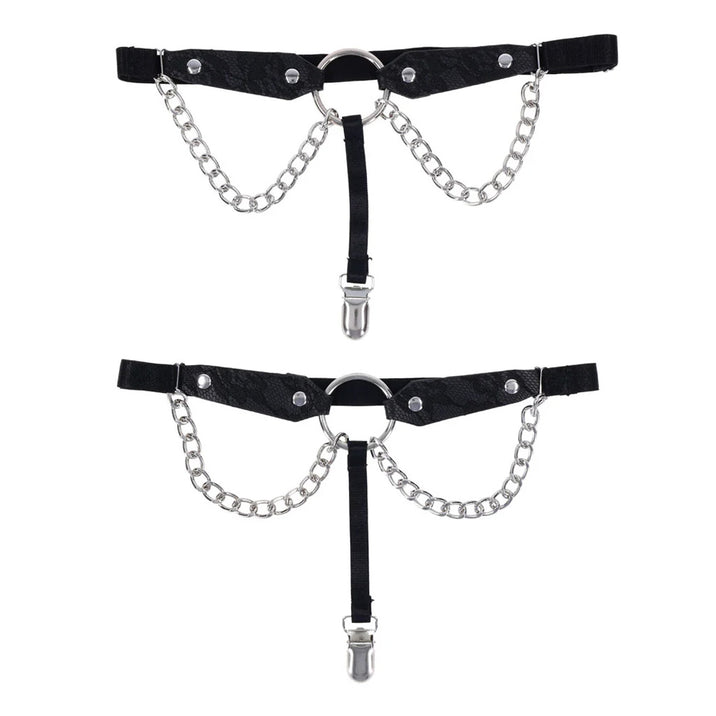 Sex & Mischief Chain Lace Garters
