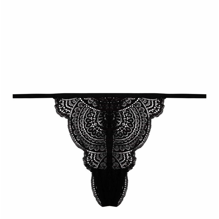 Shay Black Lace Thong