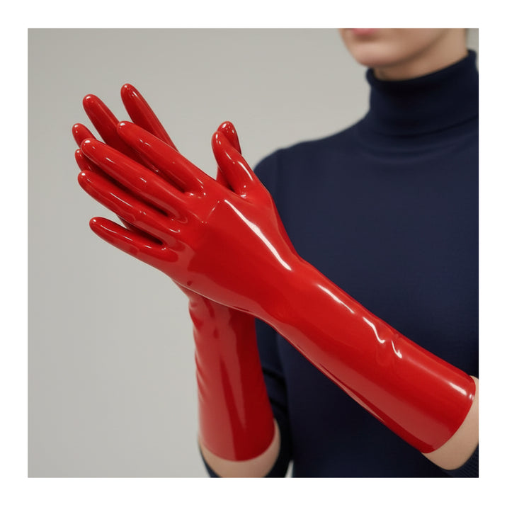 Short Length Moulded Latex Gloves