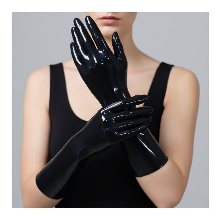 Short Length Moulded Latex Gloves
