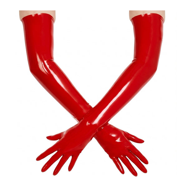 Shoulder Length Moulded Latex Gloves