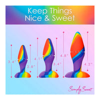 Simply Sweet 3 Piece Silicone Butt Plug Set