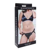 Sportsheets Velvet Noir Strap On