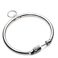 Stainless Steel Combination Lock Slave Collar