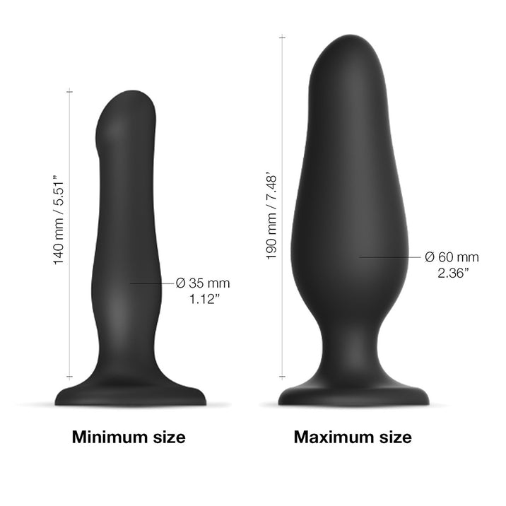 Strap-On-Me Hybrid Inflatable Dildo Plug