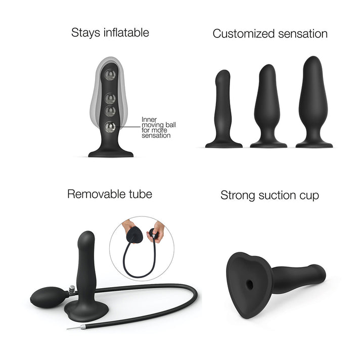 Strap-On-Me Hybrid Inflatable Dildo Plug