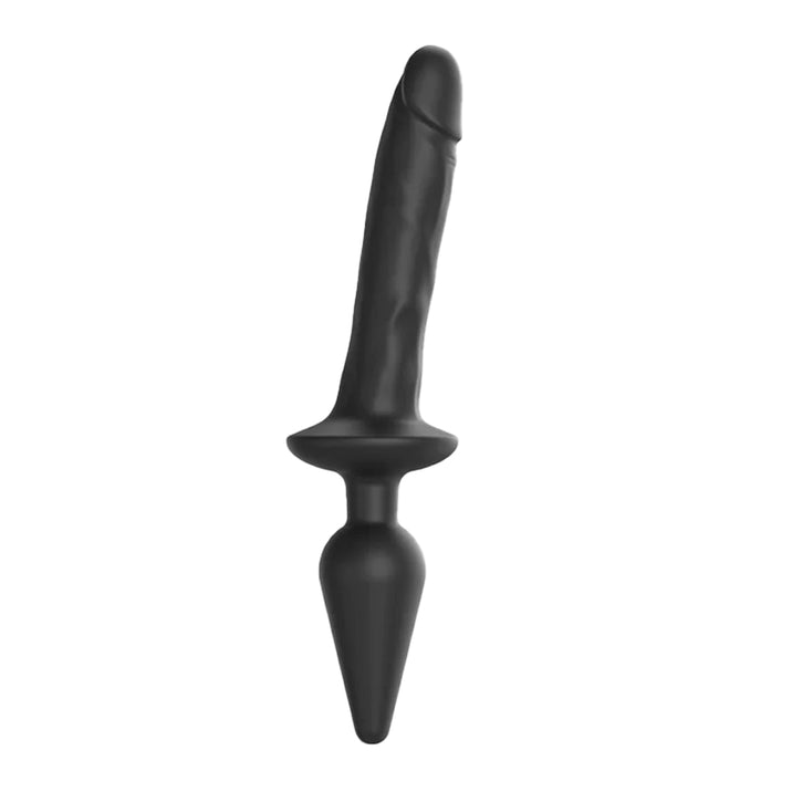 Strap-On-Me Switch Plug-In Realistic Dildo Black