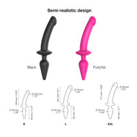 Strap-On-Me Switch Plug-In Semi-Realistic Dildo Black