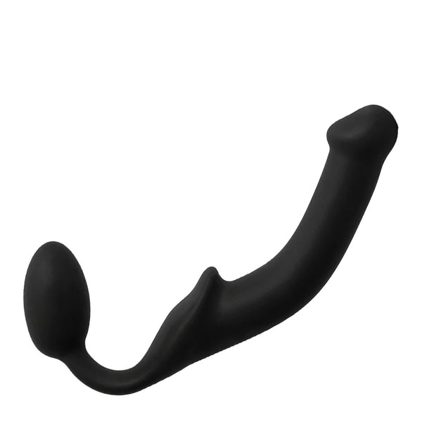 Strap-On-Me Bendable Shaft & Neck Strapless Dildo Black
