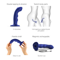 Strap-On-Me Wave Tapping Dildo