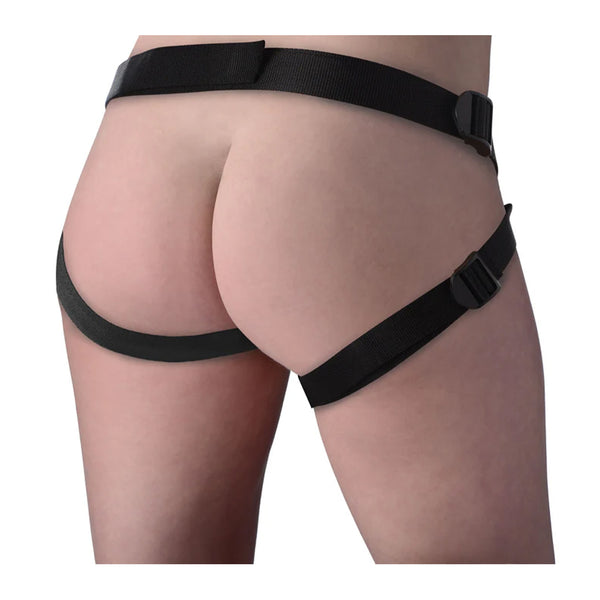 Strap U Seducer 7 inch Silicone Dildo with Harness