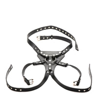 Strict Daddy An Li Leather Strap-on Harness
