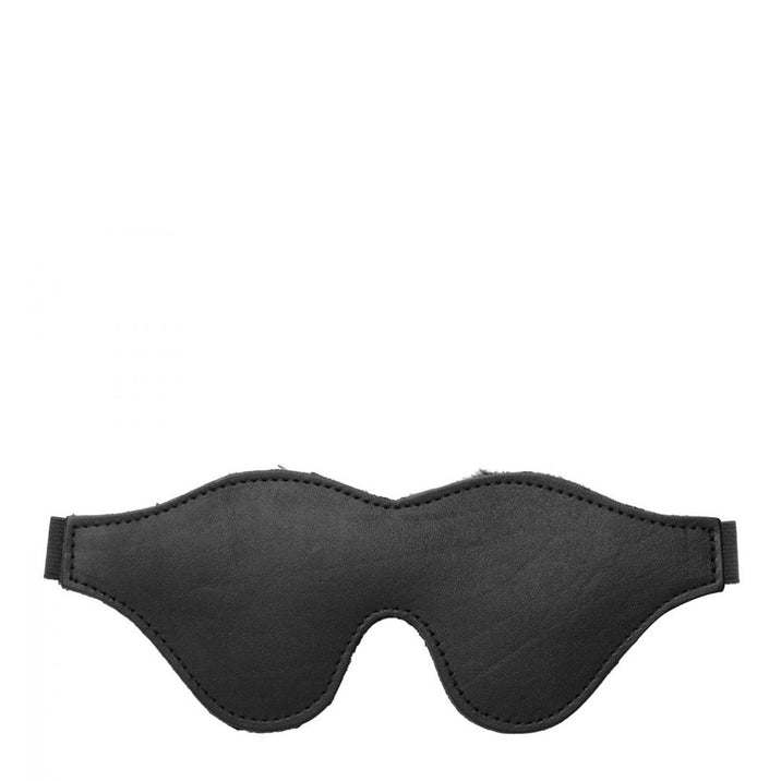 Strict Leather Black Fleece Lined Blindfold