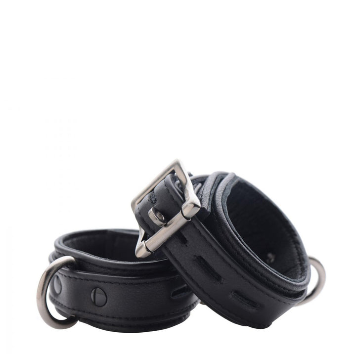 Strict Leather Luxury Locking Ankle Cuffs