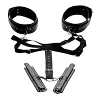 Strict Leather Premium Easy Access Thigh Harness with Wrist Cuffs