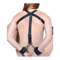Strict Leather Premium Easy Access Thigh Harness with Wrist Cuffs