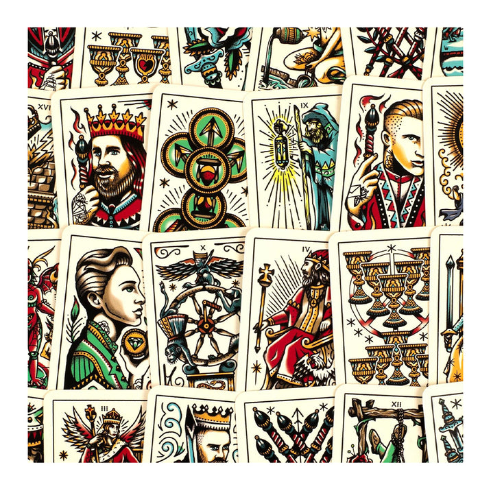 Tattoo Mini Tarot Card Deck: Ink & Intuition
