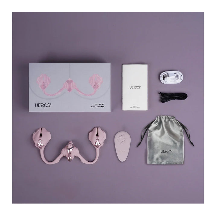 UEROS Remote-Control Vibrating Nipple Clamps