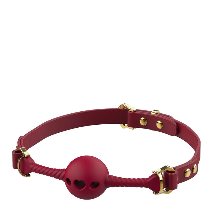 UPKO Heart-Shaped Breathable Mouth Gag