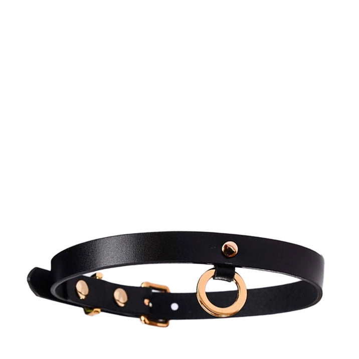 UPKO Luxury Italian Leather Thin Choker