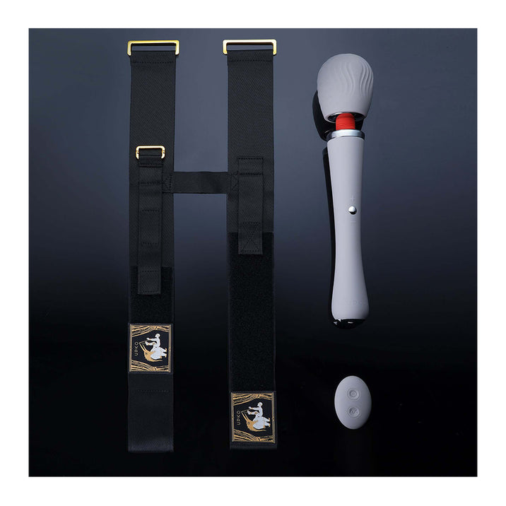 UPKO Remote Control Wand Vibrator with Thigh Harness