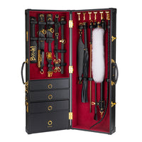 UPKO Sade Luxury 15 Piece Leather Trunk Set