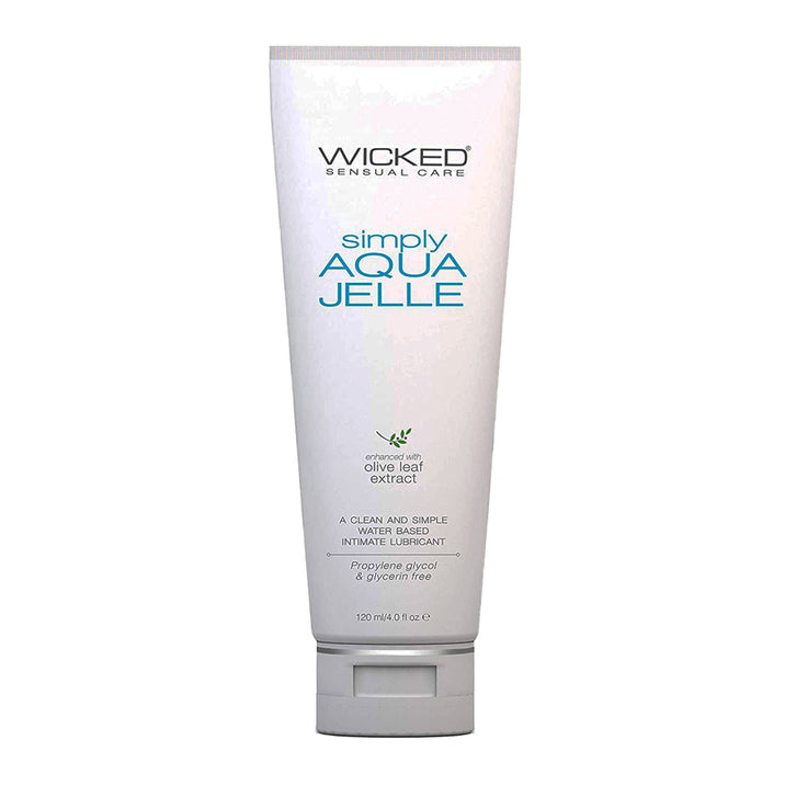 Wicked Simply Aqua Jelle Anal Water Based Lubricant 120ml