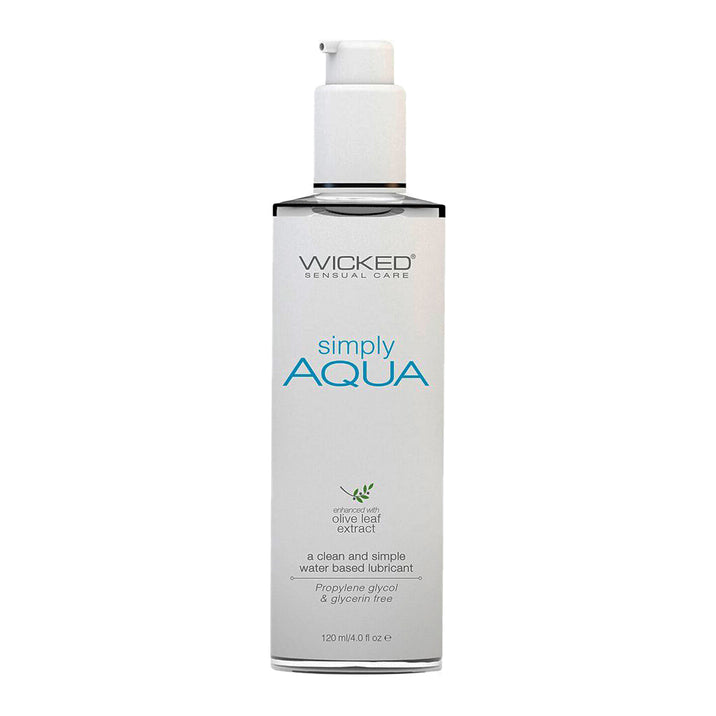 Wicked Simply Aqua Water Based Lubricant 120ml