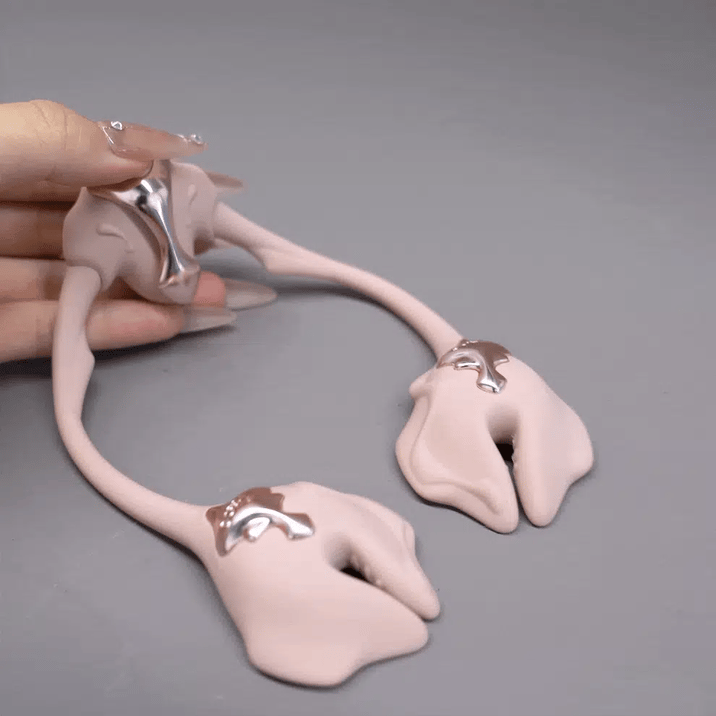 UEROS Remote-Control Vibrating Nipple Clamps