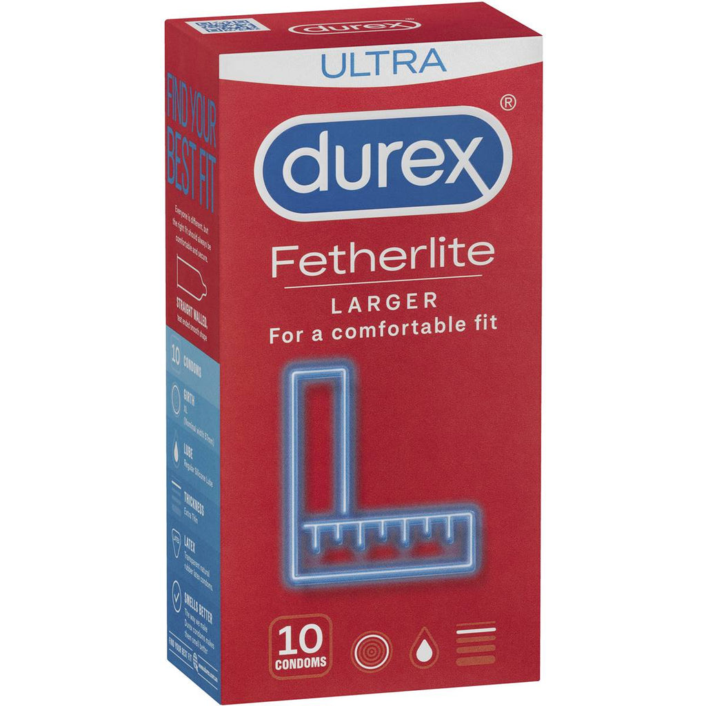 Durex Fetherlite Larger Latex Condoms