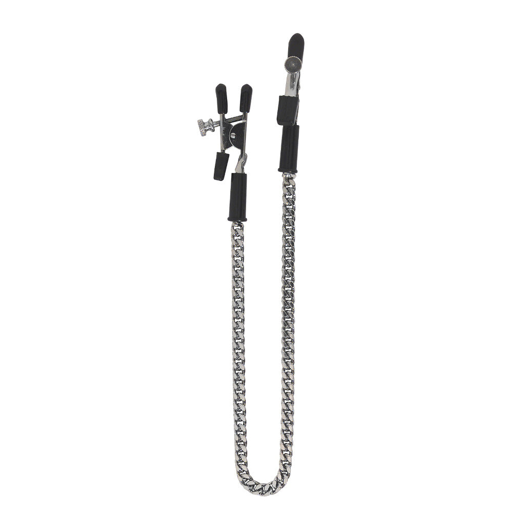 Spartacus Adjustable Alligator Clamps with Jewel Chain