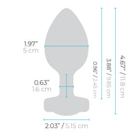 B-Vibe Vibrating Jewel Plug XXL