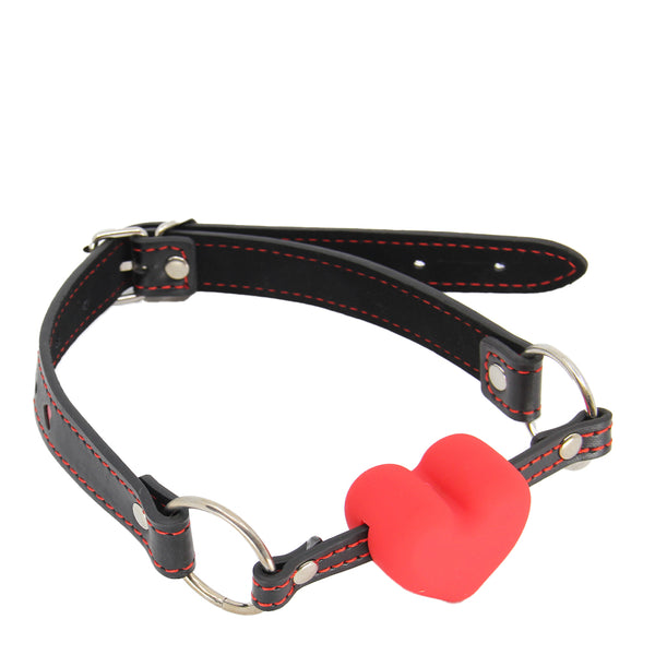 Berlin Baby Faux Leather Heart Gag