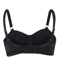 Bettie Page Black Spiral Bullet Bra