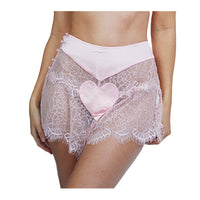 Bettie Page Doris Peach Heart French Knickers