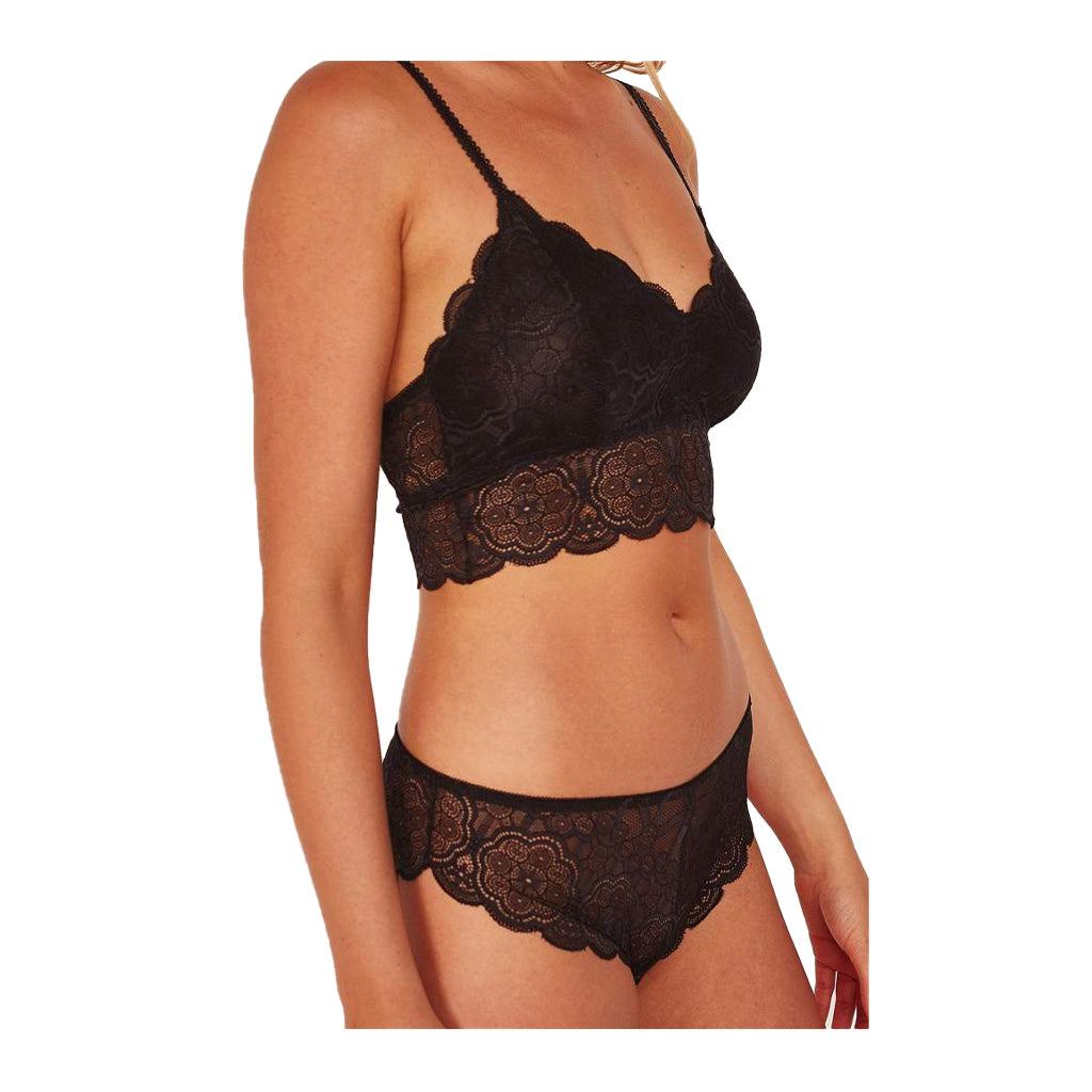 Wolf & Whistle New Ariana Lace Brief Black