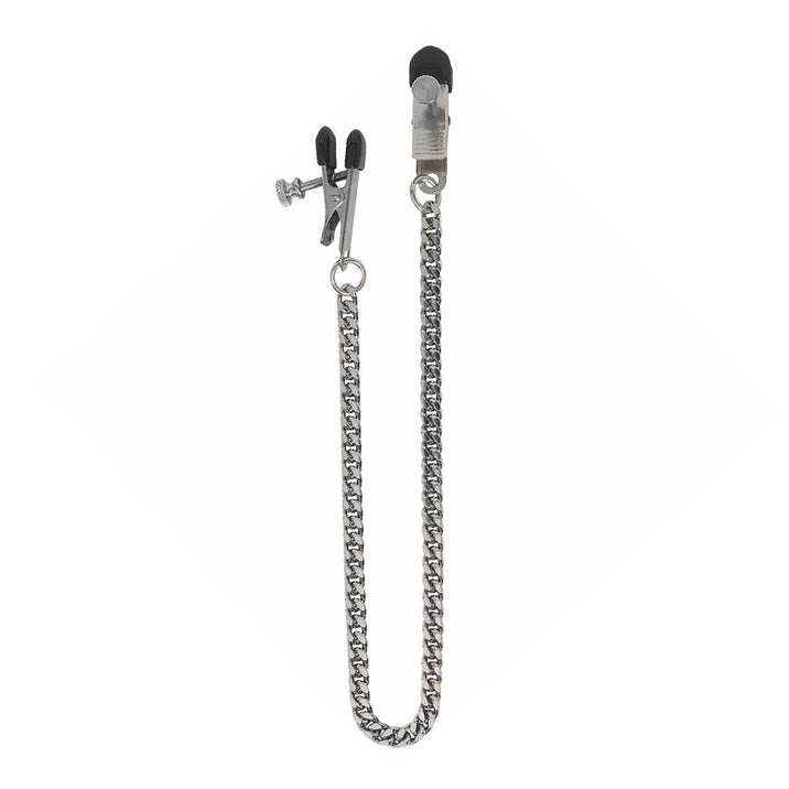 Broad Tip Jewel Chain Nipple Clamps
