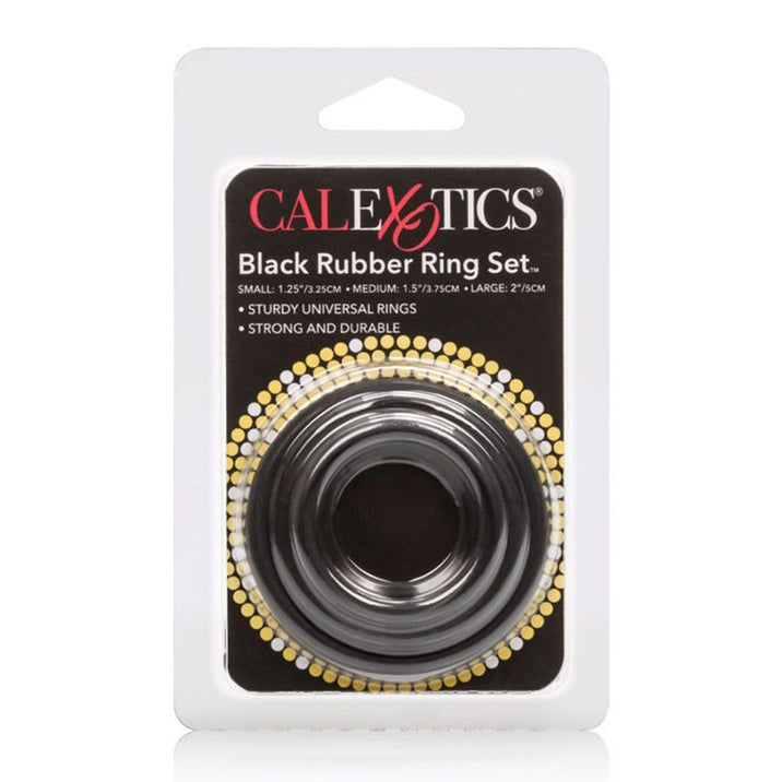 Rubber Cock Rings 3 Pack